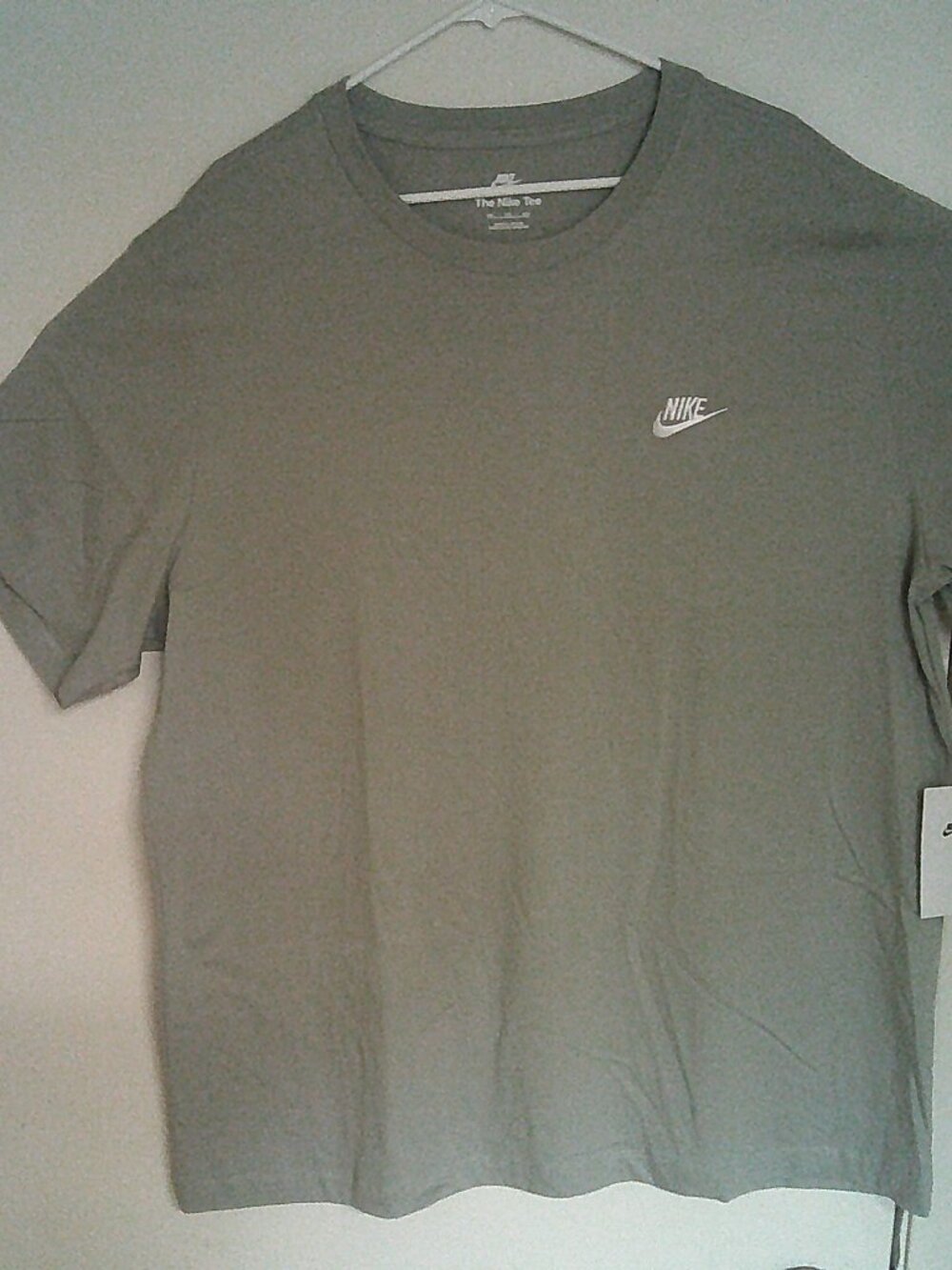 NEW NIKE NSW "Club Embroidered Tee" MEN'S CARGO KHAKI T-SHIRT 2XL AR4997-371